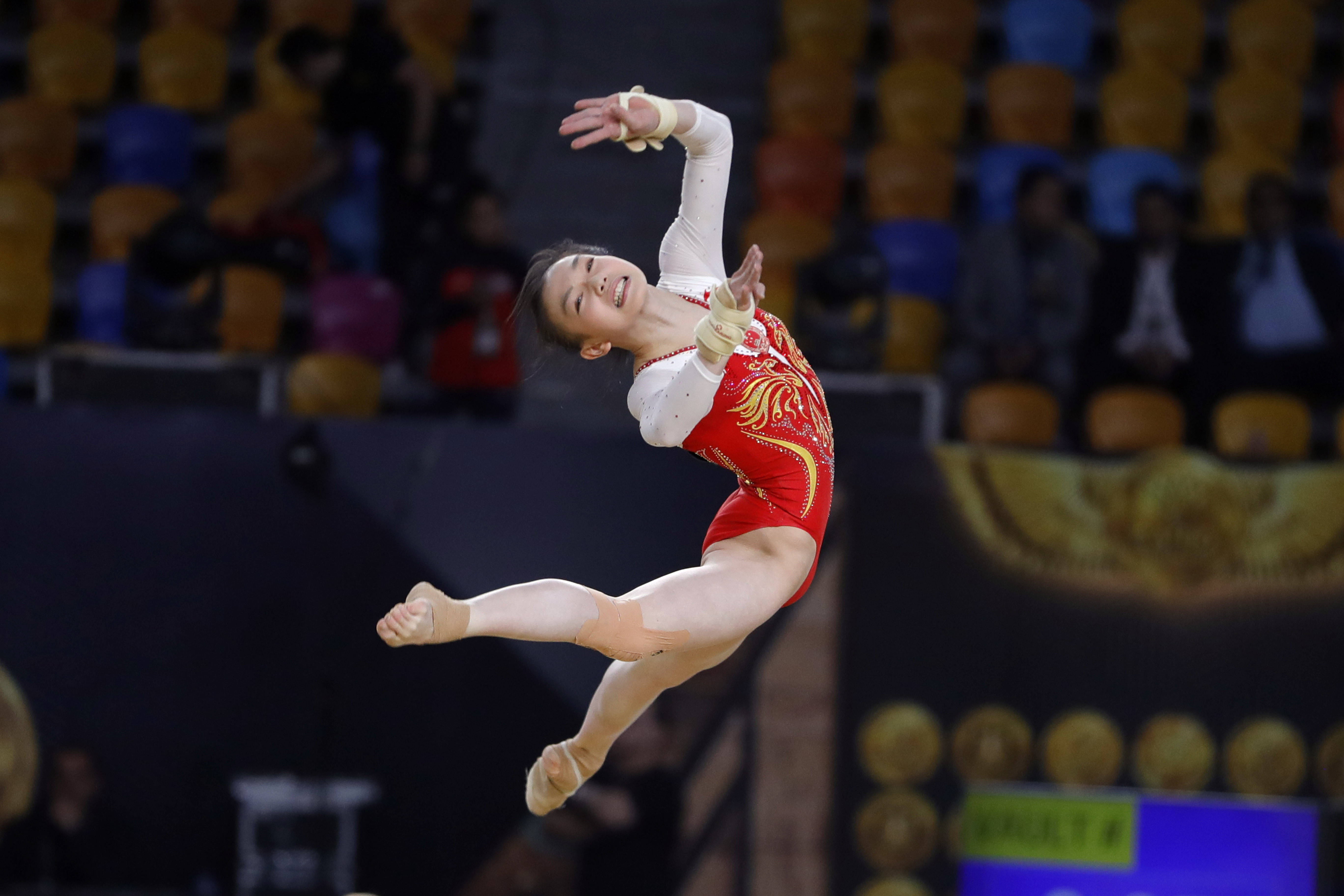 （体育）体操——世界杯开罗站：女子自由体操资格赛赛况