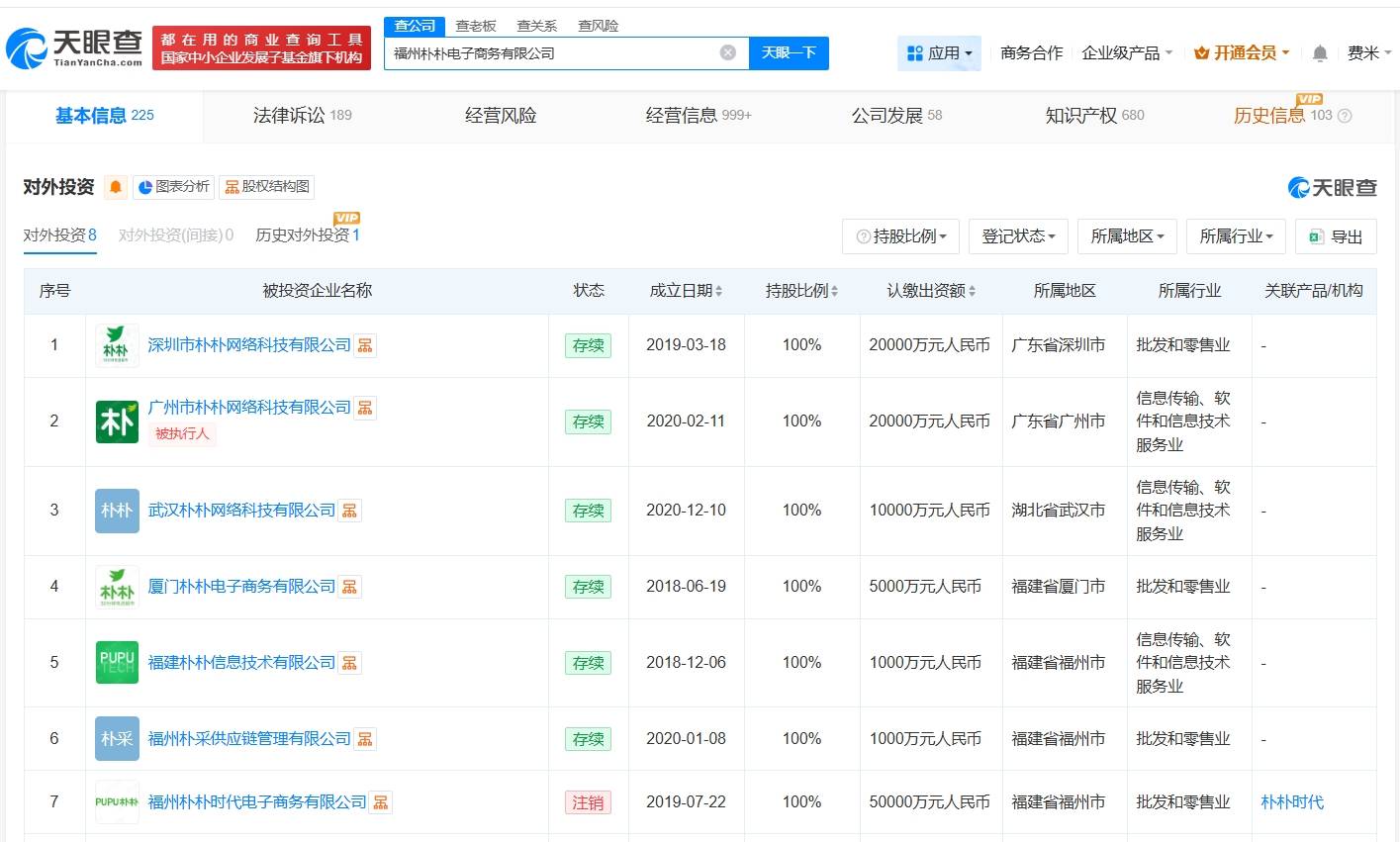 朴朴超市商业版图盘点